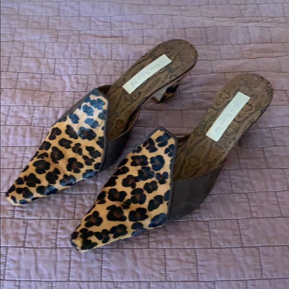 Olivia Rose Tal Shoes - Olivia Rose Tal leopard mules